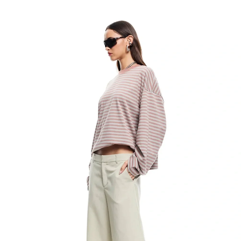 Lioness BLOOM LONG SLEEVE | MUTED PASTELS STRIPE C00 - Picture 2 of 6